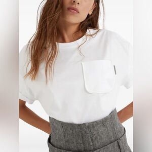 Brunello Cucinelli
crew-neck cotton T-shirt